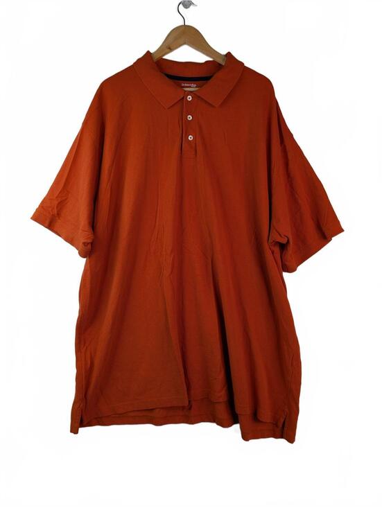 St. John's Bay Other - St.‎ John's Bay Heritage Pique Polo Shirt Orange Cotton 4XL Tall